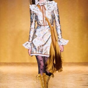 Zimmermann Dress with Gold Accents